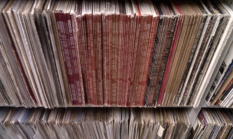 Vinyl at BBC Perivale, including a lot of John Peel's old records. Image by Flickr User Hatter! (CC BY-NC 2.0)